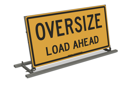 Automatic Pilot Vehicle Oversize Load Sign &amp; Frame – Australian Standards Compliant